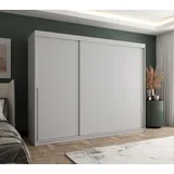 home collective Schwebetürenschrank 250 x 200 x 62 cm Weiß