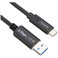 PureLink USB Kabel USB 3.2 Gen 1 (3.1 Gen 1) m USB A USB C Schwarz, Blau