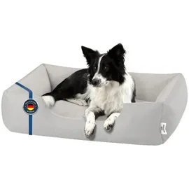 BedDog Hundebett Zara 100 x 85 cm grau