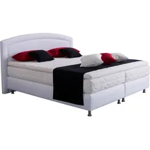 Westfalia Schlafkomfort Boxspringbett 214 x 210 cm Weiß