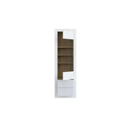 Möbel Kraft Vitrine Push-to-Open 61,1 x 41,4 x 195,9 Weiß