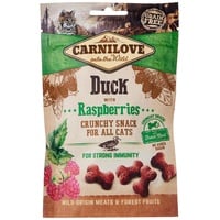 CARNILOVE Crunchy Duck Snack w/ Raspberries 50g
