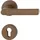HOPPE Rosettengarnitur Hamburg 1700/42KB/42KBS Aluminium