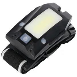 VELAMP Metros LED Stirnlampe IH523, akkubetriebener Mulitfunktionsscheinwerfer mit Infrarotschalter inklusive Akku