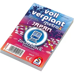 Schmidt Spiele Voll Verplant – Zusatzblock JAPAN, Mehrfarbig, 1 Stück(e)
