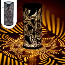 Marrakesch Orient & Mediterran Interior Laterne Metall 30 cm 1 Stück schwarz