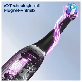 Oral-B iO Series 8 Black Onyx + 2. Handstück White Alabaster + Aufsteckbürste + Reiseetui