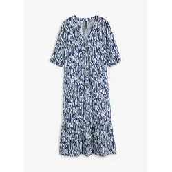 bonprix Maxikleid, blau, 48