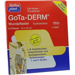 GOTA DERM thin Pflaster 10 St Pflaster