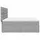 vidaXL Boxspringbett 180 x 200 cm Hellgrau
