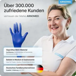 ARNOWA GmbH ARNOMED Nitril Ocean Blue - Größe S