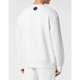 Plein Sport Sweatshirt Carbon Tiger", Größe 3XL, weiß 0107 | white/lightblue