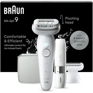 Braun Silk-épil 9 9-341 in Weiß Rasierer & Enthaarungstools (160.89 € / )