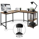Miadomodo Miadomodo® Schreibtisch Eckschreibtisch Bürotisch PC Computertisch Arbeitstisch