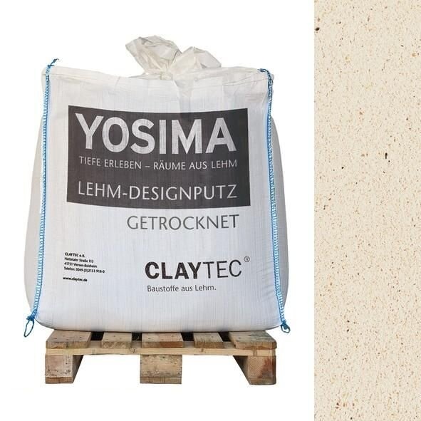 CLAYTEC YOSIMA Lehm-Designputz BR 4 - 500 kg BigBag