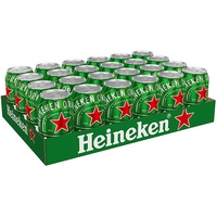 Heineken Pils Bier (24 x 0,33 l Dosen) - Dosenbier auf der Palette, 5% Alkoholgehalt, 100% natürliche Zutaten, erfrischend milder Geschmack