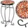 Kesser Mosaiktisch Blumenhocker rund 60 x 34 cm Braun