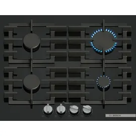 Bosch Backofen Schnellaufheizung Teleskopauszug + Gaskochfeld FlameSelect