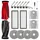 lehongs 18 Stück Zubehör für Roborock Qrevo Edge S5A,Qrevo S5V,Qrevo Curv,Qrevo Curve,Qrevo Curv S5X,Qrevo Edge Staubsauger, 1 Paar Hauptbürsten, 6 Seitenbürsten,2 Filter,4 Lappen,2 Staubbeutel,1 Bürste
