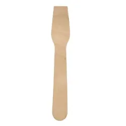 Papstar 1000 Eislöffel aus Holz `pure` 9,4 cm gewachst Eisspatel Einweglöffel