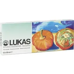 LUKAS Malfarbe Tempera 19ml 12Farben K119012 Tube
