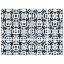 wall-art K&L Wall Art Fliesenaufkleber »Orientalische Blumen«, selbstklebend