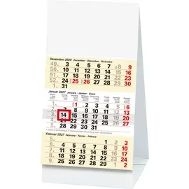 Brunnen Dreimonats-Tischkalender 2027 9,7x19cm