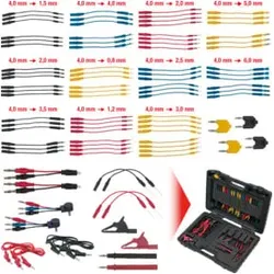 KS Tools 12/24V Master Diagnose Prüf- und Mess-Kabel-Satz, 92-tlg.
