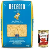 De Cecco Pasta Farfalle N. 93 100% Italienisch Nudeln 5x 500g+Polpa 400g