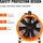 Vevor Bauventilator 367-W-AC-Motor orange