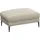 flexlux Pouf Belle Polsterhocker 95 x 43 x 73 cm Weiß