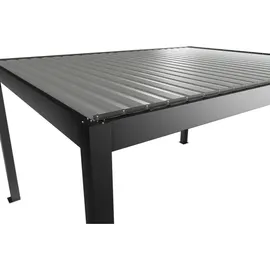 Biohort Pergola 4,5 m x 3,5 m Dunkelgrau-Metallic/Silber-Metallic