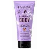 Eveline Cosmetics Brazilian Body Firming Selbstbräunungs-Gel-Balsam mit Erythrulose, DHA & Vitamin E - Vegane Formel für natürliche, strahlende Bräune & hydratisierte Haut