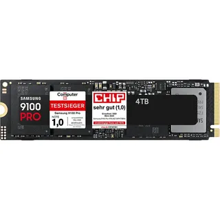 Samsung 9100 PRO NVMe SSD M.2 PCIe 5.0 NVMeTM Festplatte, 4 TB