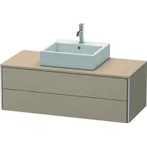 Duravit XSquare Waschtischunterbau für Konsole 2 Schubkästen, 1200 x 54,8 cm,