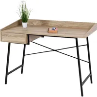 Mendler Konsolentisch HWC-J97, Schminktisch Ablagentisch, Schublade 3D-Struktur 98x114x60cm MVG-