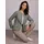 Creation L Premium creation L Leinen-Blazer in khaki-weiß-meliert | Gr.: 48