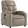 vidaXL Massagesessel 89 x 100 x 0 cm Cappuccino-Braun Kunstleder mit Fernbedienung