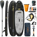 Devoko Stand Up Paddling Board Aufblasbar, mit Universal Kamerahalterung und Sitz. SUP Board Set mit 2-in-1-Sup Paddel. Standup Paddle Boards 320 × 80cm, Geeignet zum Anfänger, Sitzen, Stehen, Liegen