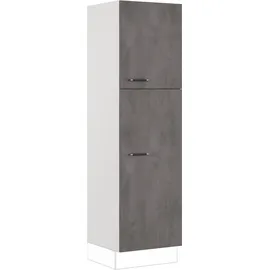 Impuls Küchen Wäscheschrank Prag 60 x 205,1 cm Grau
