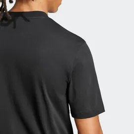 adidas Essentials Small Logo Single Jersey T-Shirt Black / White 3XL
