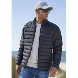 Steppjacke H.I.S, Herren, Gr. M (48/50), schwarz, Obermaterial: 100% Polyester. Futter: 100% Polyester, unifarben, Basic, Langarm, Jacken, leicht und gut zu verstauen