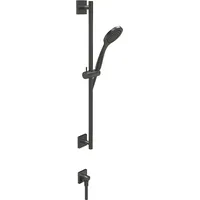 GESSI Rilievo, Brausestangen-Set, - Metall schwarz gebürstet