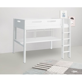 Thuka Hochbett »Thuka Nordic«, produziert by Flexa,Umbaubar in Einzelbett, incl Rollrost, weiß