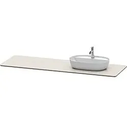 Duravit Luv Waschtisch-Konsole LU9468R2525 178,3x59,5cm, rechts, Sand Struktur, aus Quarzstein, 1 Ausschnitt