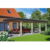 SKANHOLZ Skan Holz Carport Wendland 409 x 870 cm Alu-Dach Blende