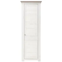 LIV'IN MARBELLA Garderobenschrank 73 x 45 x 207 cm Pinie Weiß Dekor Nelson Eiche Dekor