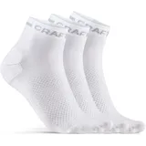 Craft Core Dry Mid Socken 3er Pack Weiß 46-48
