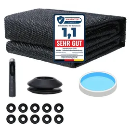 Melko Solarfolie Poolabdeckung schwarz Ø 305 cm