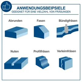 SCHEPPACH Tischfräsmaschine HF50 1500 W
